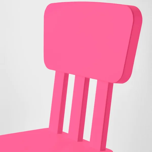 Детский стул Ikea Mammut 7 лет/ Pink photo 2